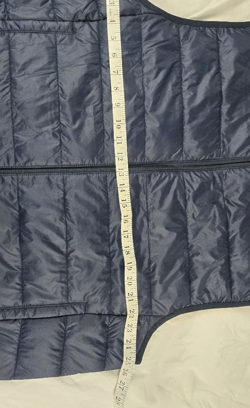 NEW American Eagle Outfitters Men’s XL Navy Blue Quilted Puffer Vest